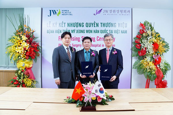 Lễ ký kết nhượng quyền thương hiệu JW Hàn Quốc tại Việt Nam