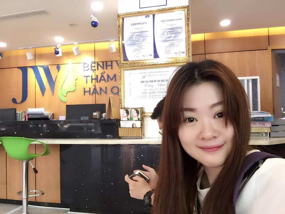 Before having rhinoplasty  surgery at JW Hospital