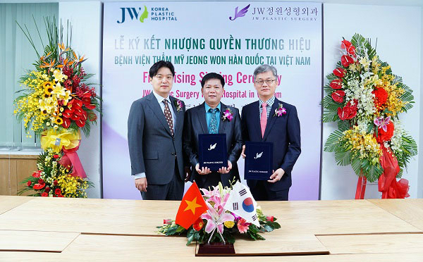 Bệnh viện JW nhượng quyền thương hiệu chính hãng từ Jeong Won – Hàn Quốc