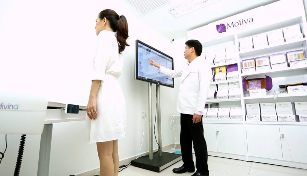 The Motiva scanner system is located at the center.